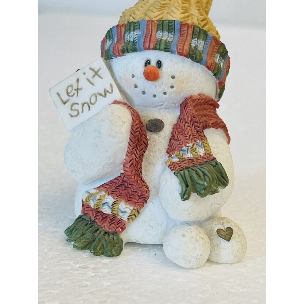 Sarah’s Attic Snowonders 6400 January Capper Snowman Dated 1998 Marked Numbered - Picture 4 of 8